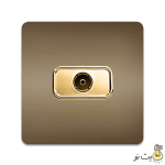 کلید و پریز آسیا مدل کریستال بژ - Image 7